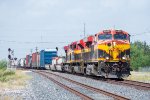 KCS 4809 leads an eastbound through Sinton